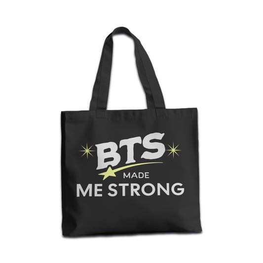 BTS made me strong - tote bag