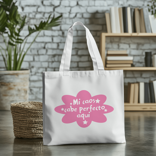 Mi caos cabe perfecto aquí